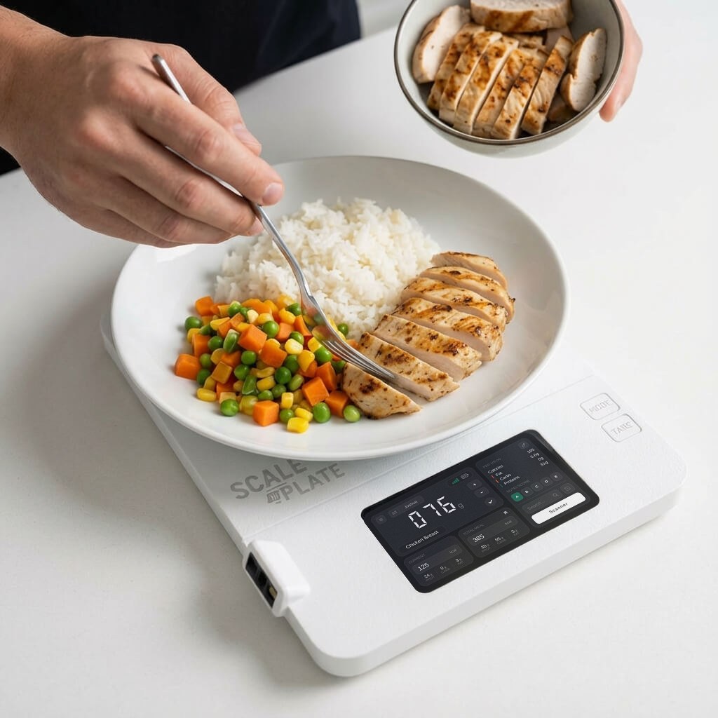 ScaleMyPlate | Smart Food Scale for Real-Time Macro Tracking
