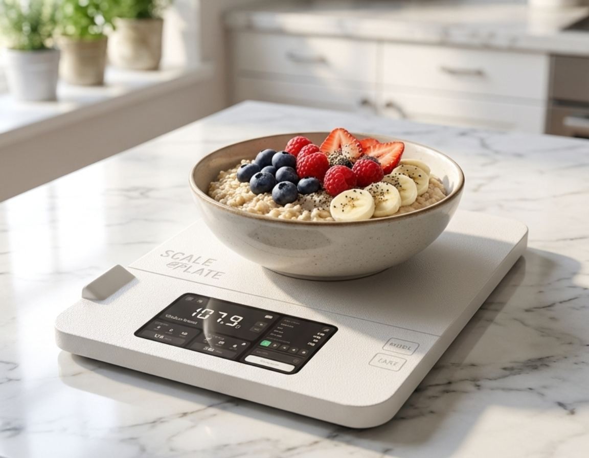 Athlete meal prep and food measurement
