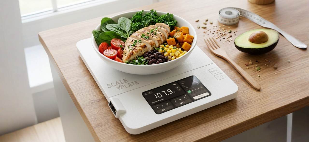 90 days smart food scale nutrition transformation